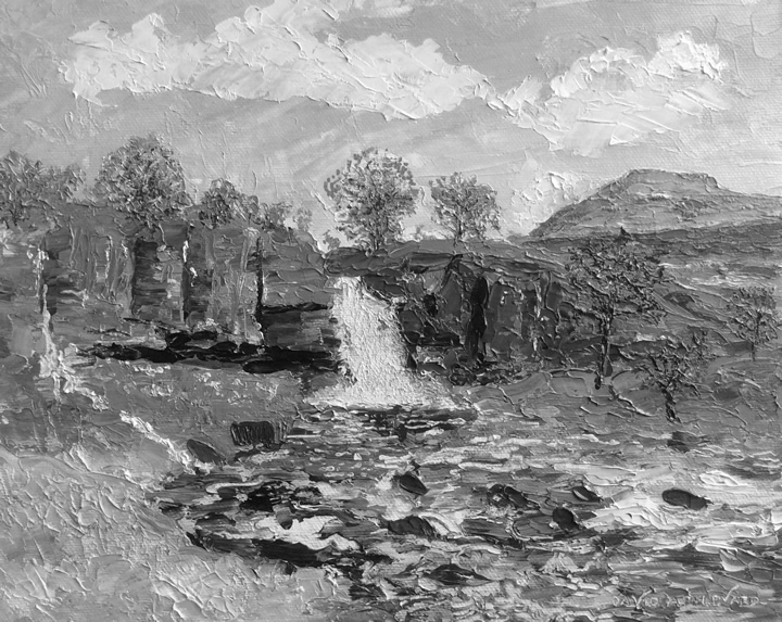 THORNTON FORCE, INGLETON FALLS painted by DAVID APPLEYARD